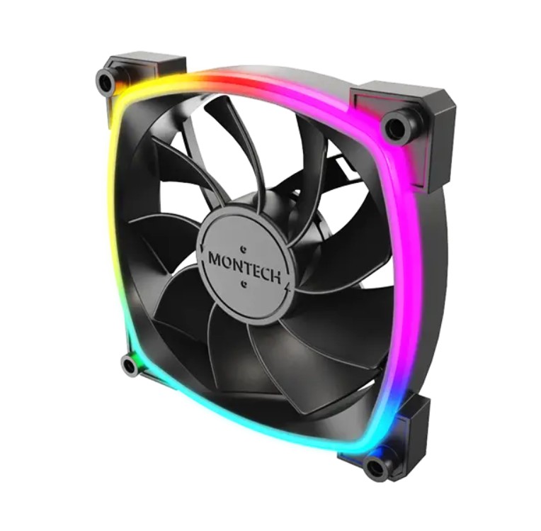 MONTECH RX120 RGB PWM 120mm Noir infinytech Réunion 02