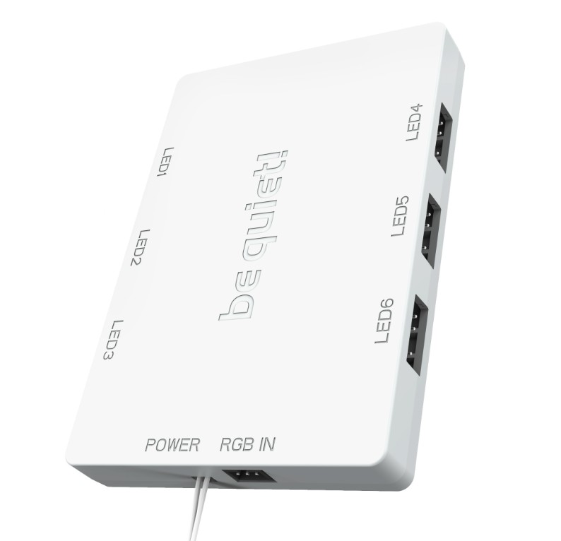 BE QUIET Light Wings HS ARGB PWM 120mm Blanc pack de 3 infinytech Réunion 03