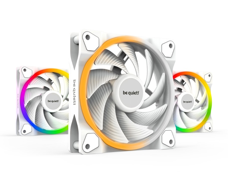 BE QUIET Light Wings HS ARGB PWM 120mm Blanc pack de 3 infinytech Réunion 01