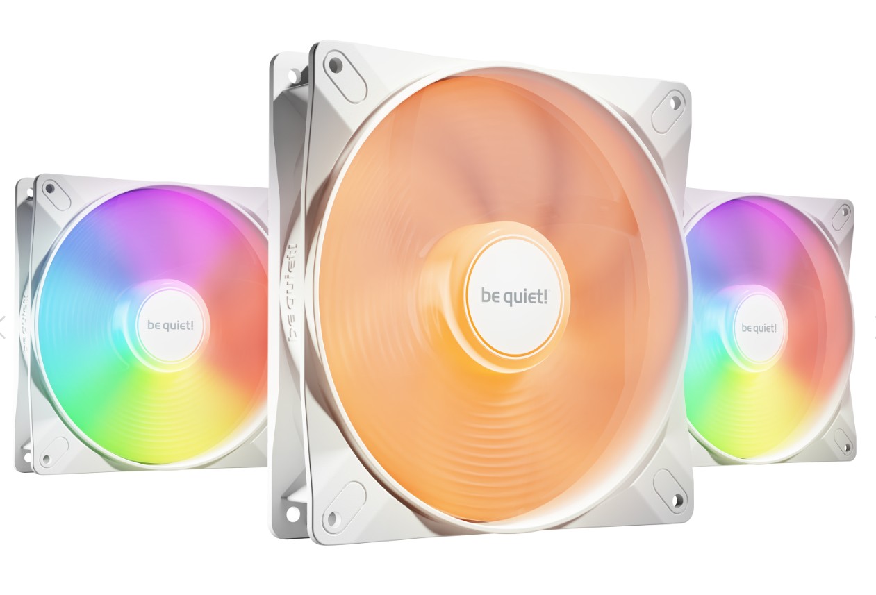 BE QUIET Light Wings LX ARGB PWM 140mm Blanc pack de 3 infinytech Réunion 01