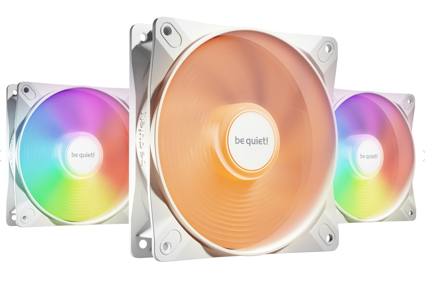 BE QUIET Light Wings LX HS ARGB PWM 120mm Blanc pack de 3 infinytech Réunion 01