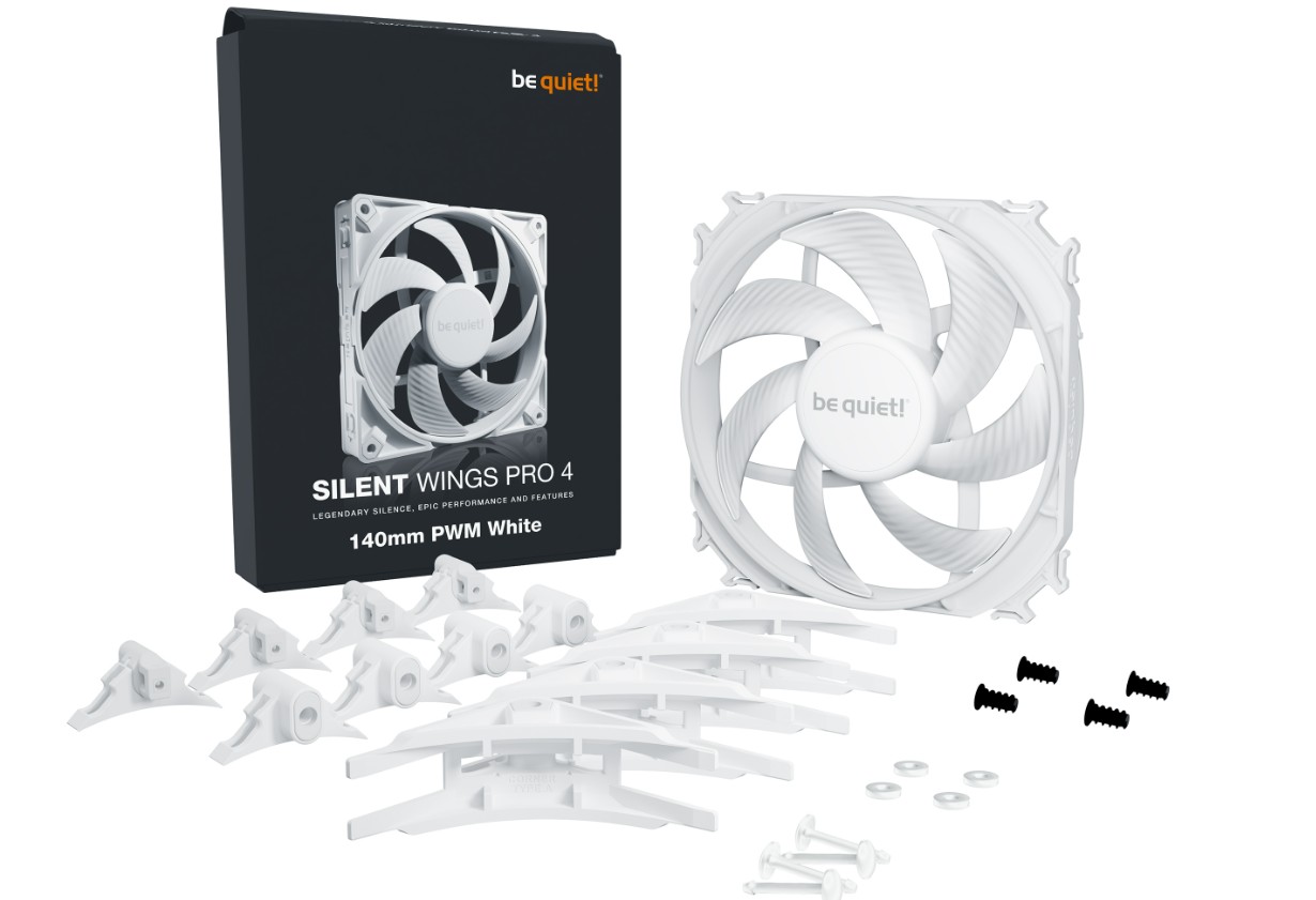 BE QUIET Silent Wings Pro 4 PWM 140mm Blanc infinytech Réunion 03