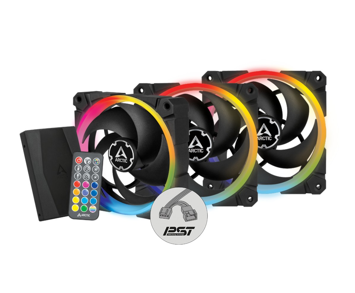 ARCTIC BioniX P120 ARGB PWM 120mm Noir infinytech Réunion 01