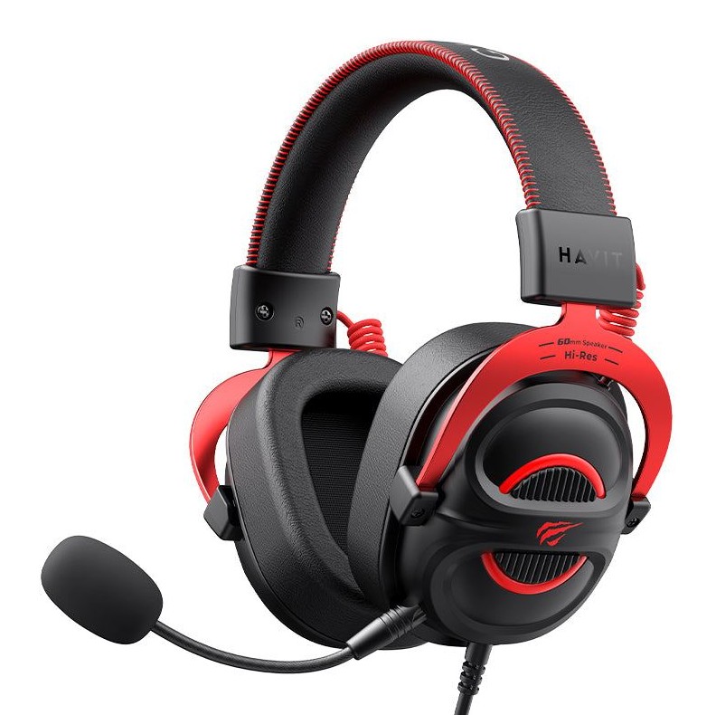 HAVIT H2002E Pro Noir Rouge infinytech Réunion 01