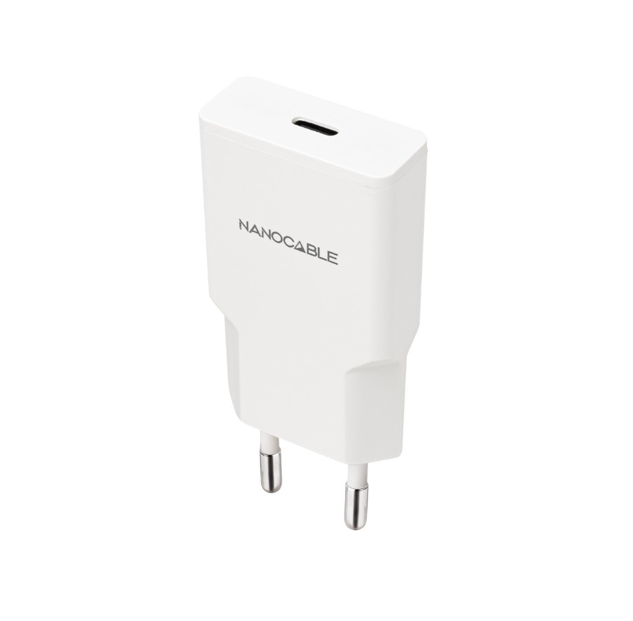 NANOCABLE 10.10.2024 Chargeur USB-C PD 25W Blanc infinytech Réunion 01