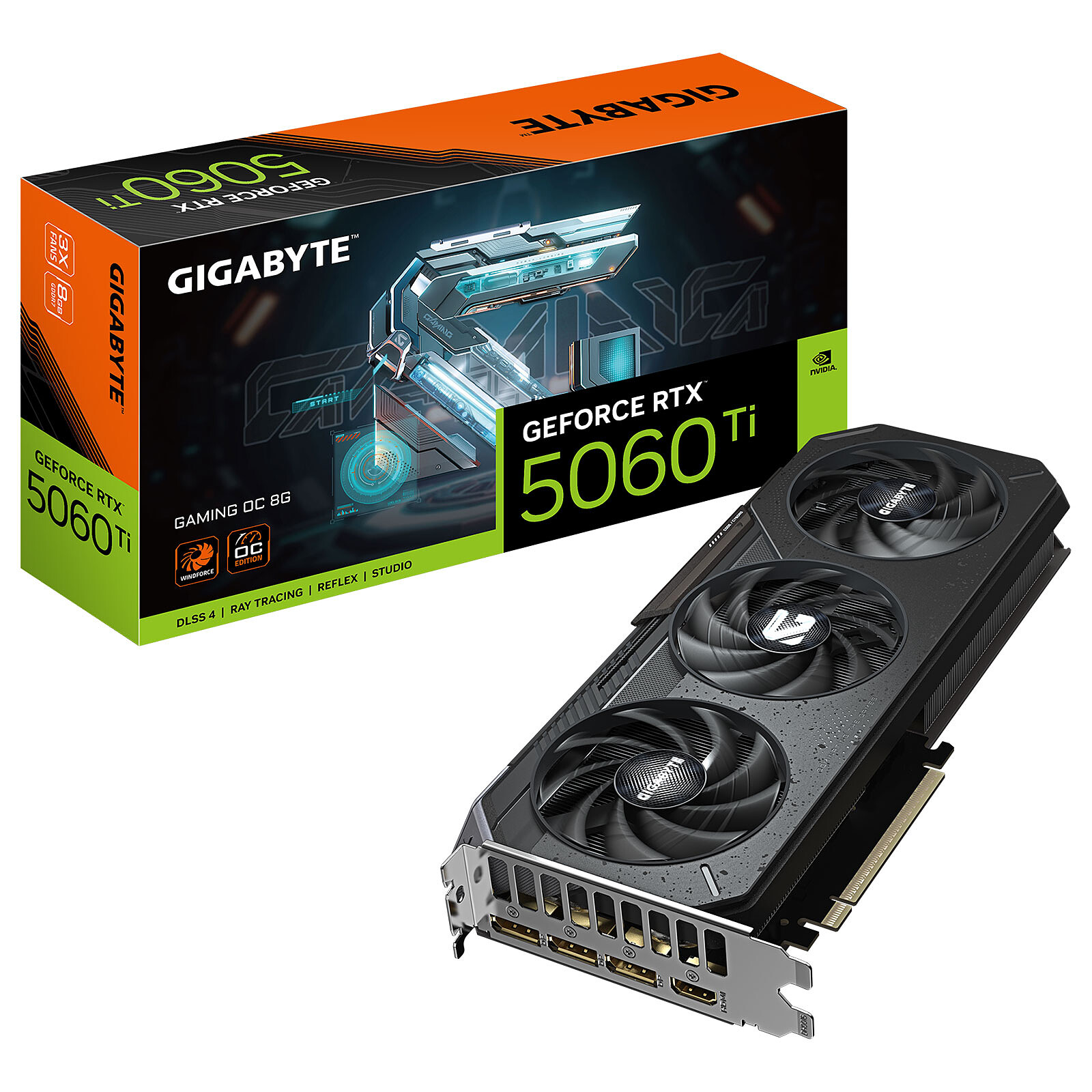Gigabyte GeForce RTX 5060 Ti Gaming OC 8Go infinytech Réunion 01