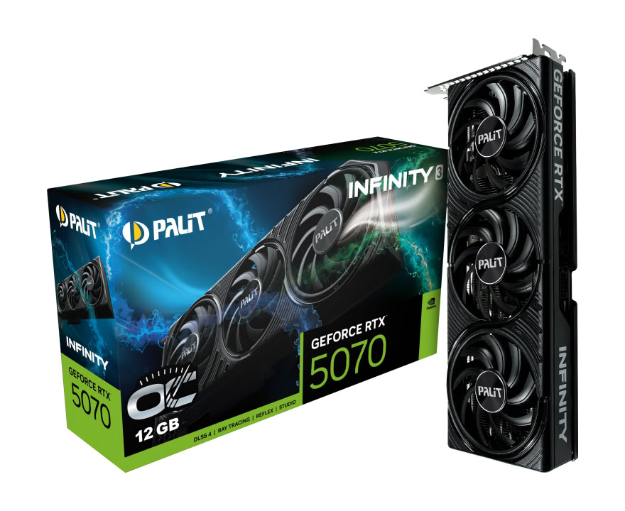 Palit GeForce RTX 5070 Infinity 3 OC infinytech Réunion 01