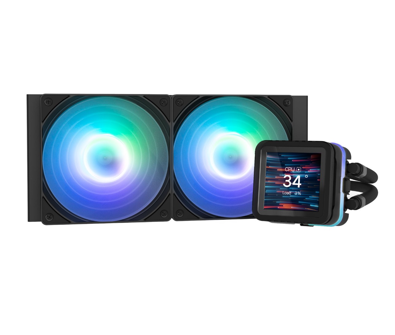 ZALMAN Alpha2 DS A24 RGB Noir infinytech Réunion 01