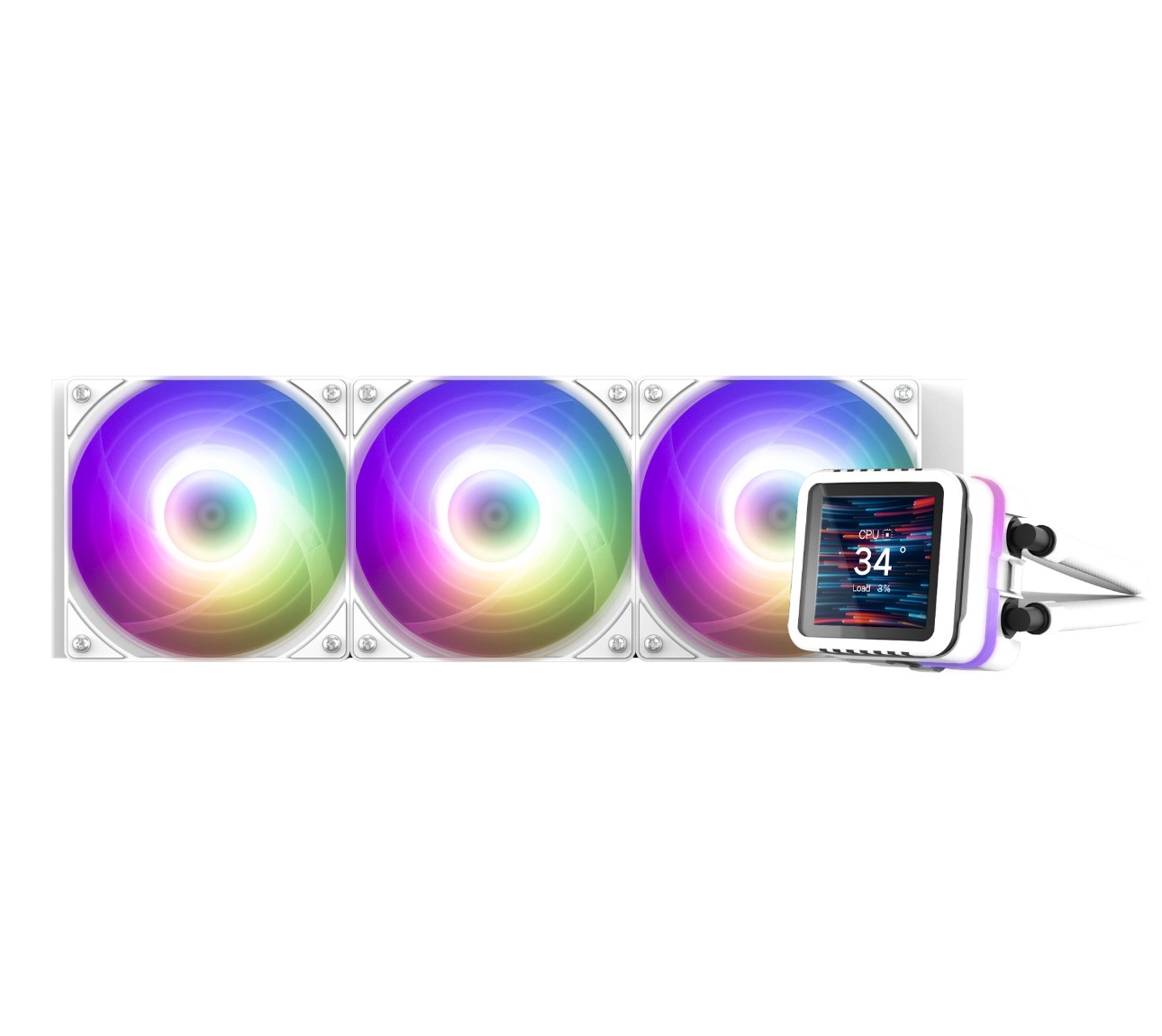 ZALMAN Alpha2 DS A36 RGB Blanc infinytech Réunion 01