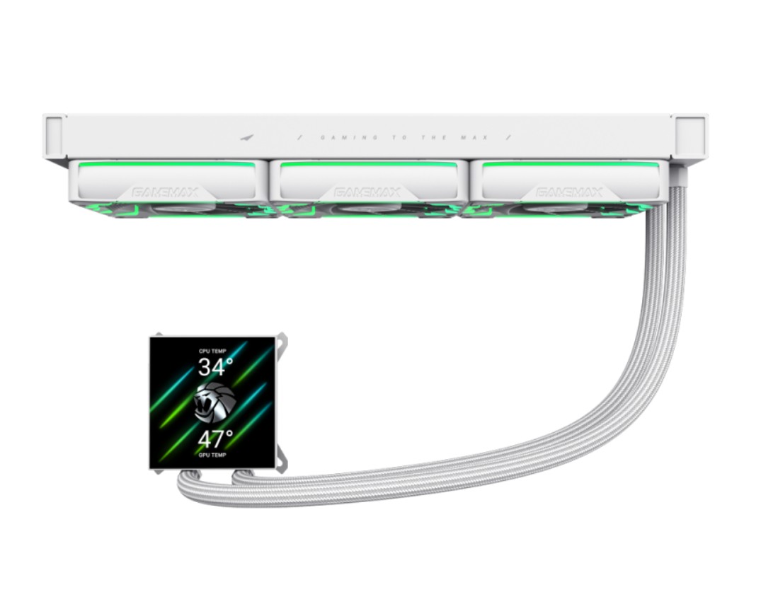 GAMEMAX HailStorm 360 Blanc infinytech Réunion 05