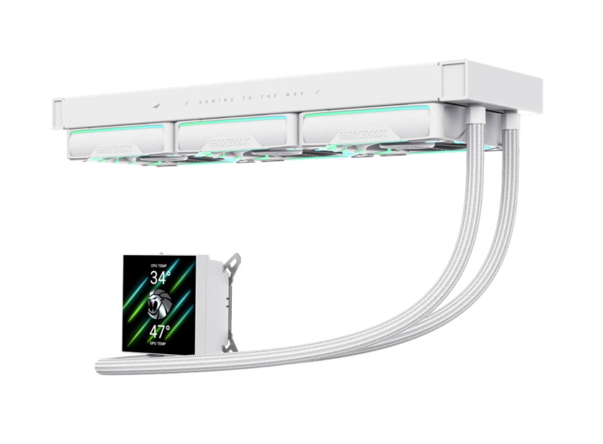 GAMEMAX HailStorm 360 Blanc infinytech Réunion 03