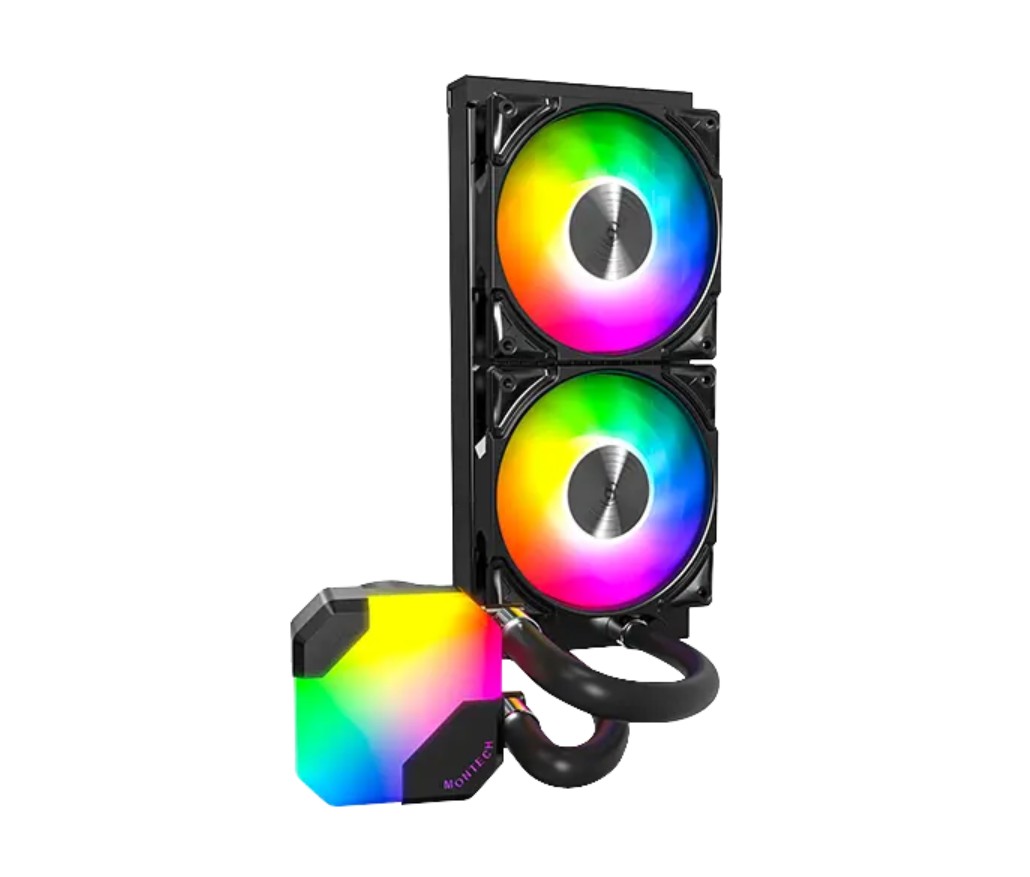 MONTECH HyperFlow ARGB 240mm Noir infinytech Réunion 02