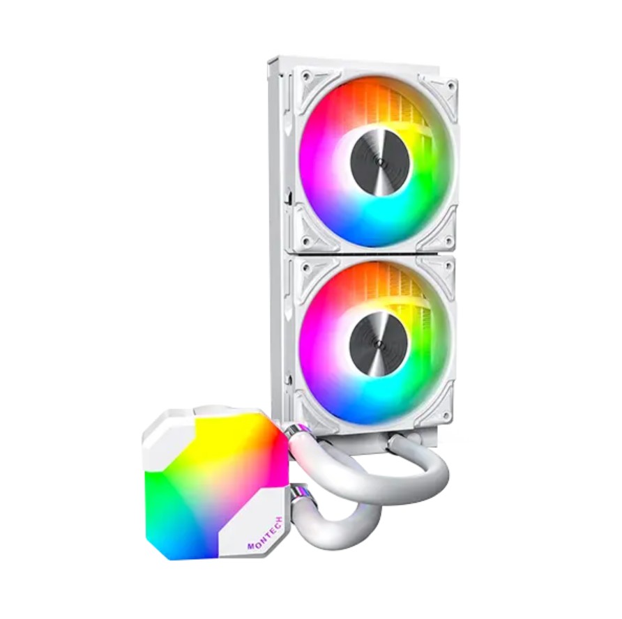 MONTECH HyperFlow ARGB 240mm Blanc infinytech Réunion 02