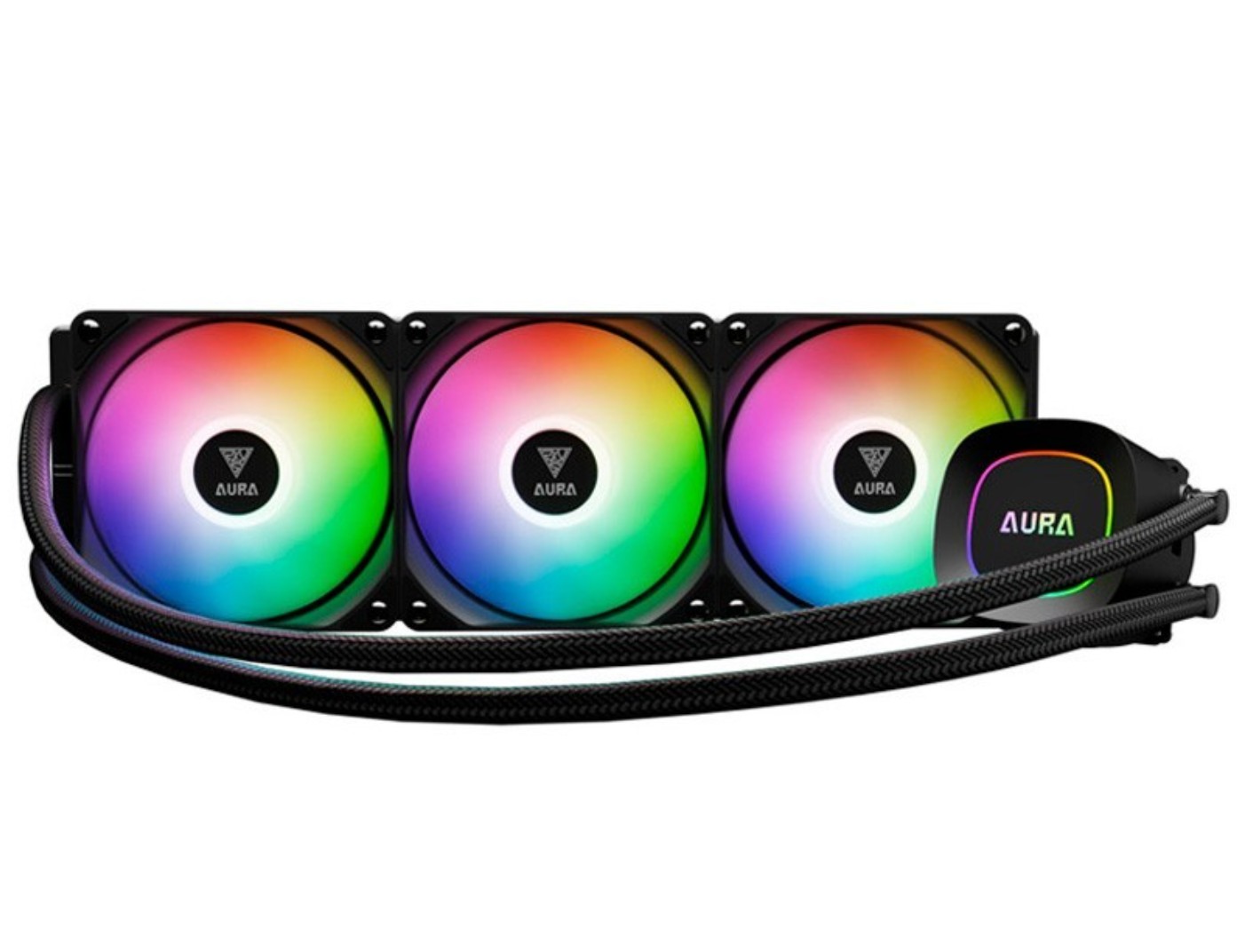 Gamdias Aura GL Lite RGB 360mm Noir infinytech Réunion 01