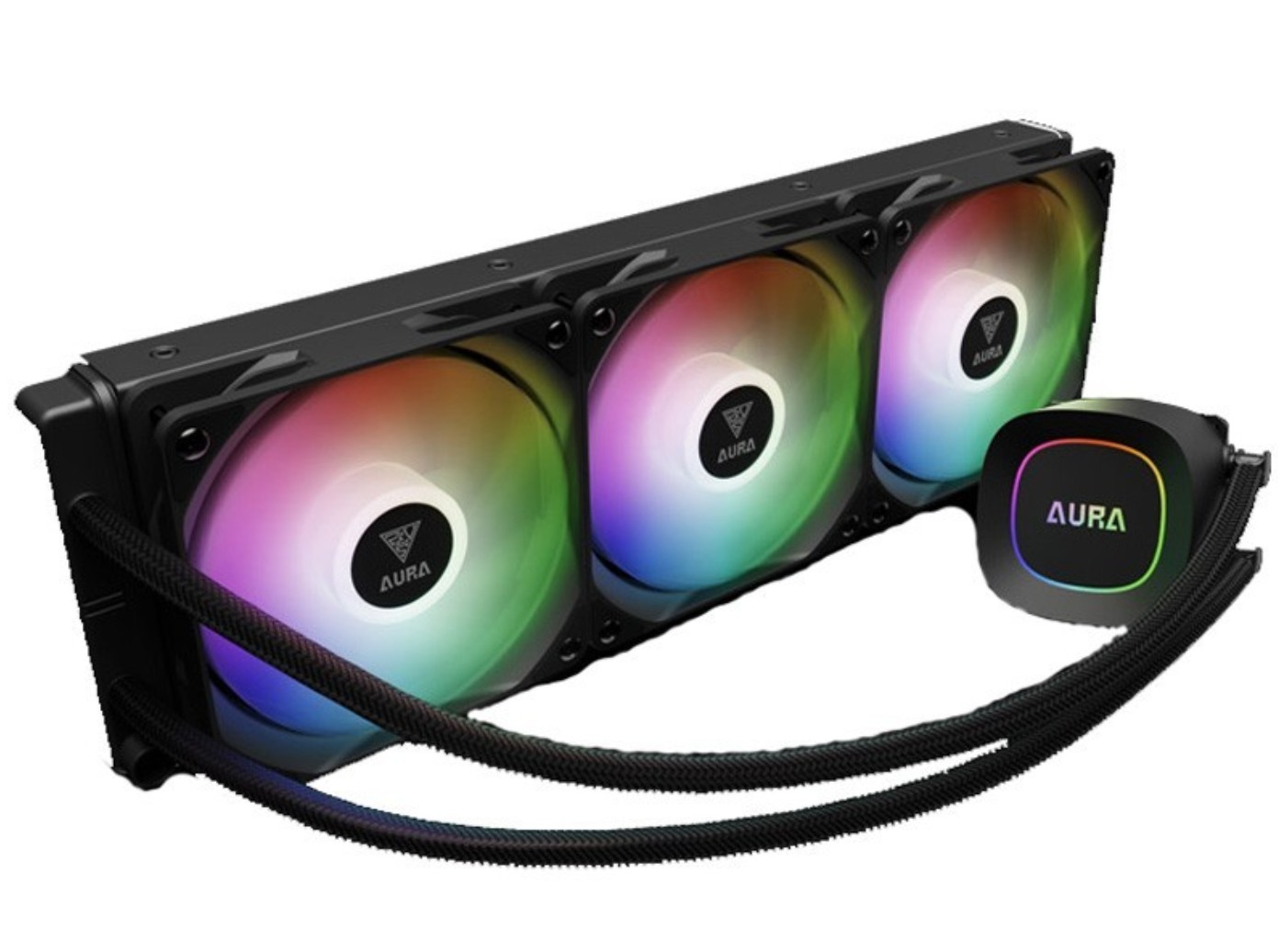 Gamdias Aura GL Lite RGB 360mm Noir infinytech Réunion 09