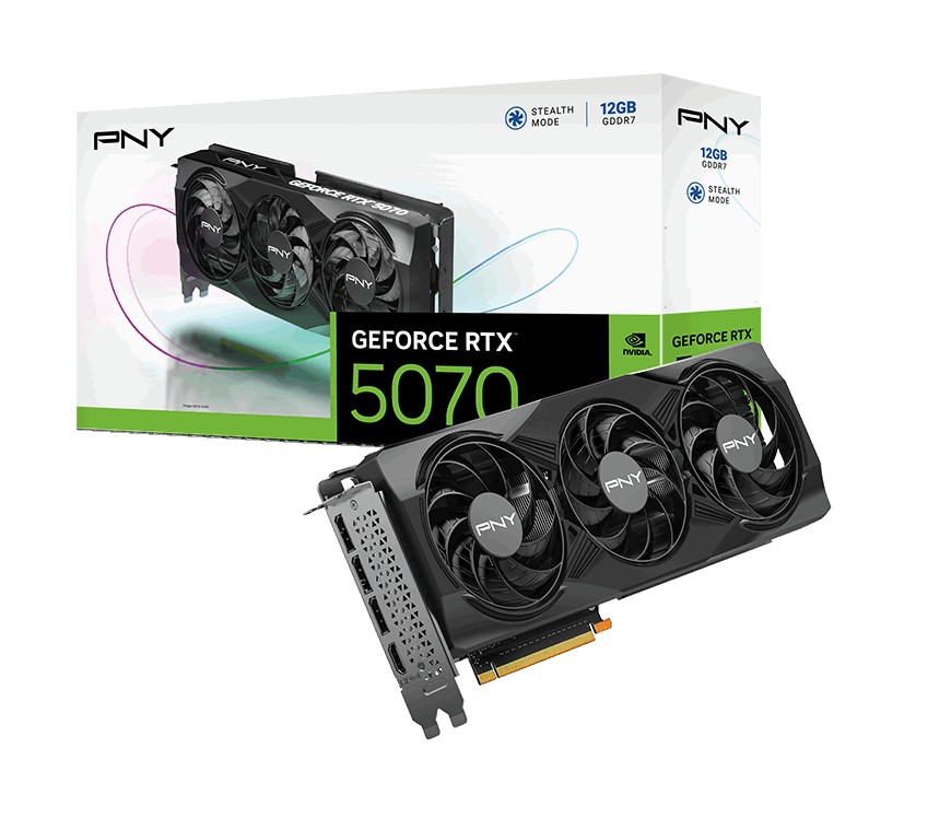 PNY GeForce RTX 5070 Triple Fan infinytech Réunion 02
