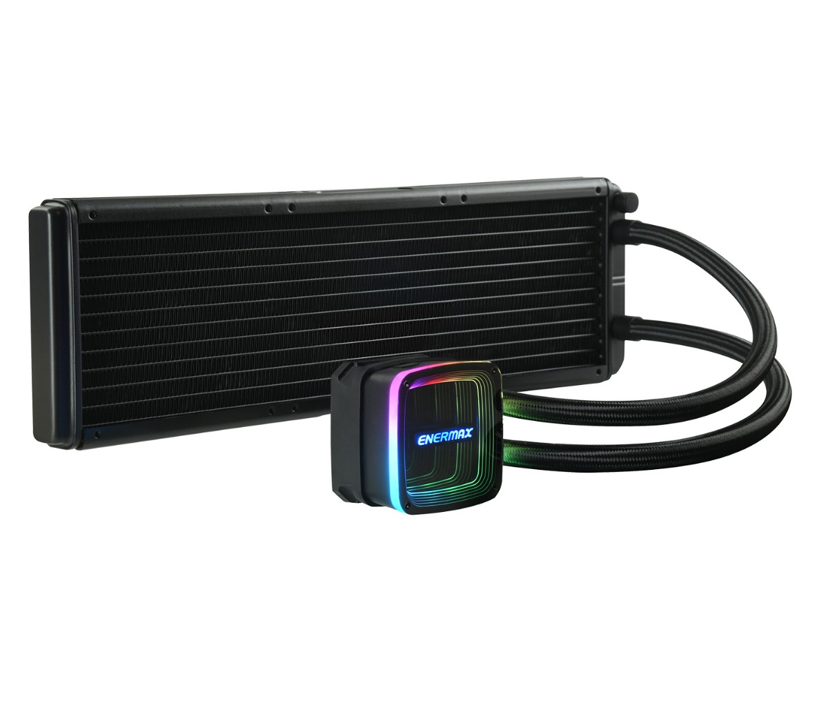 ENERMAX AquaFusion Série ADV 360mm RGB Noir infinytech Réunion 05