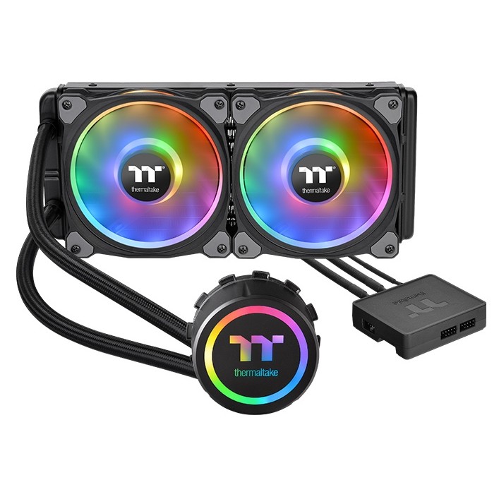 THERMALTAKE Floe DX RGB 240 TT RGB 240mm Noir infinytech Réunion 01