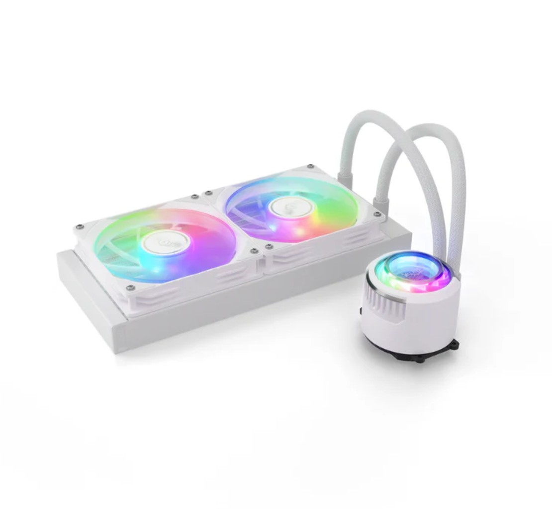 VALKYRIE Jarn RGB 240mm Blanc infinytech Réunion 01