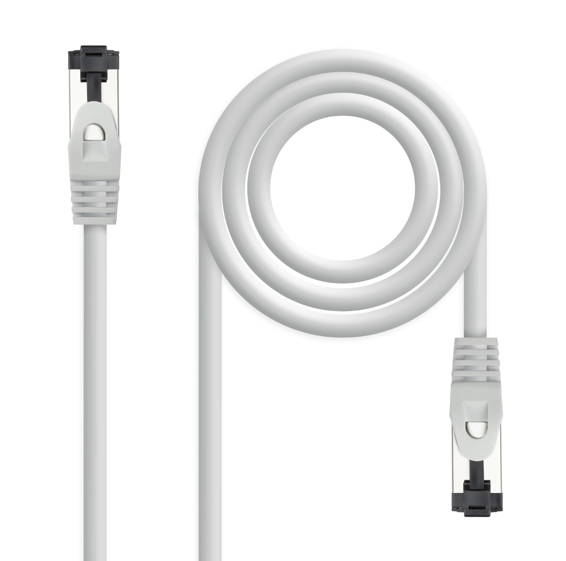 NANOCABLE RJ45 Cat 8.1 2GHz Mâle Mâle 10m Gris infinytech Réunion 01