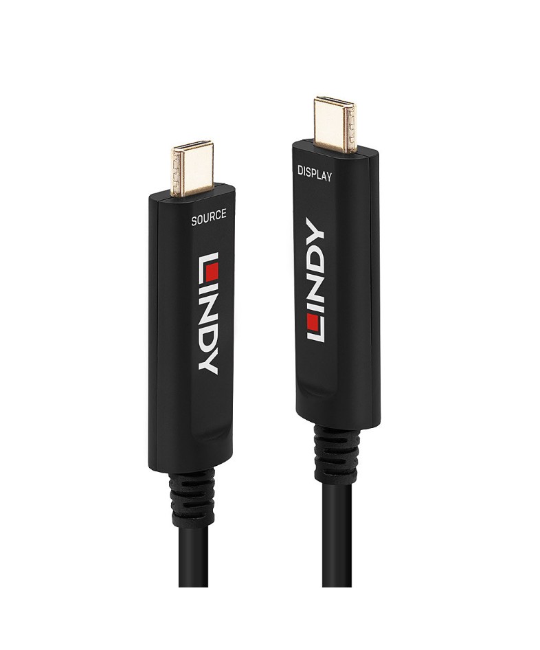 LINDY 38503 Câble USB-C Fibre optique 15m infinytech Réunion 01