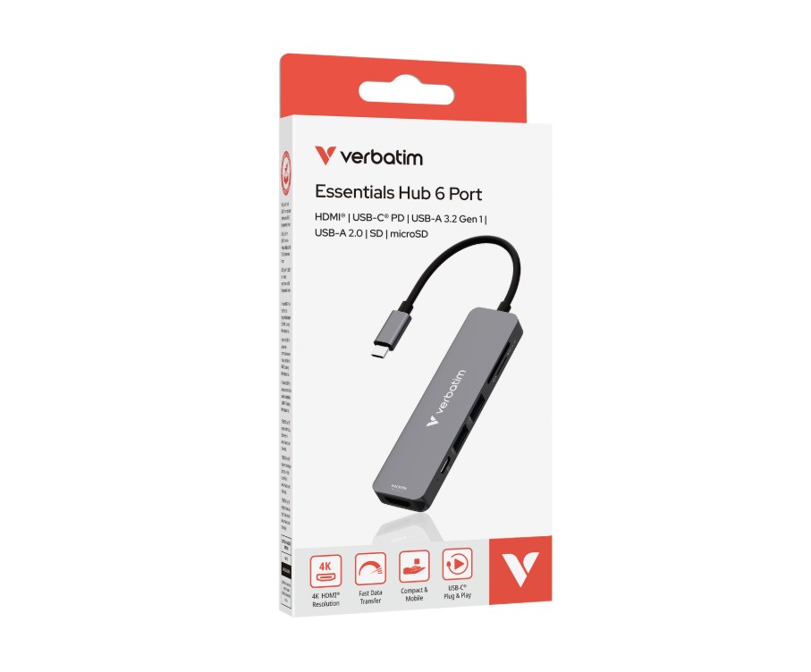 VERBATIM 32156 Essential Hub 6 Ports infinytech Réunion 03