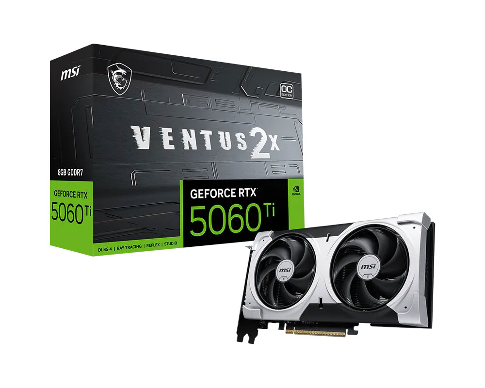 MSI GeForce RTX 5060 Ti Ventus 2X OC Plus infinytech Réunion 01
