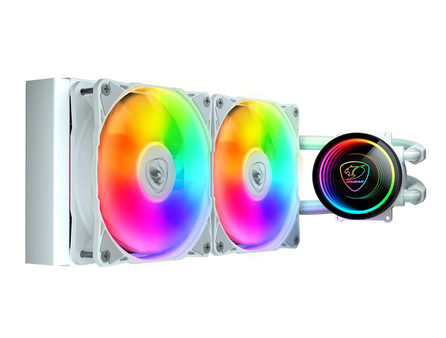 Cougar Poseidon Elite RGB 240mm Blanc infinytech Réunion 02