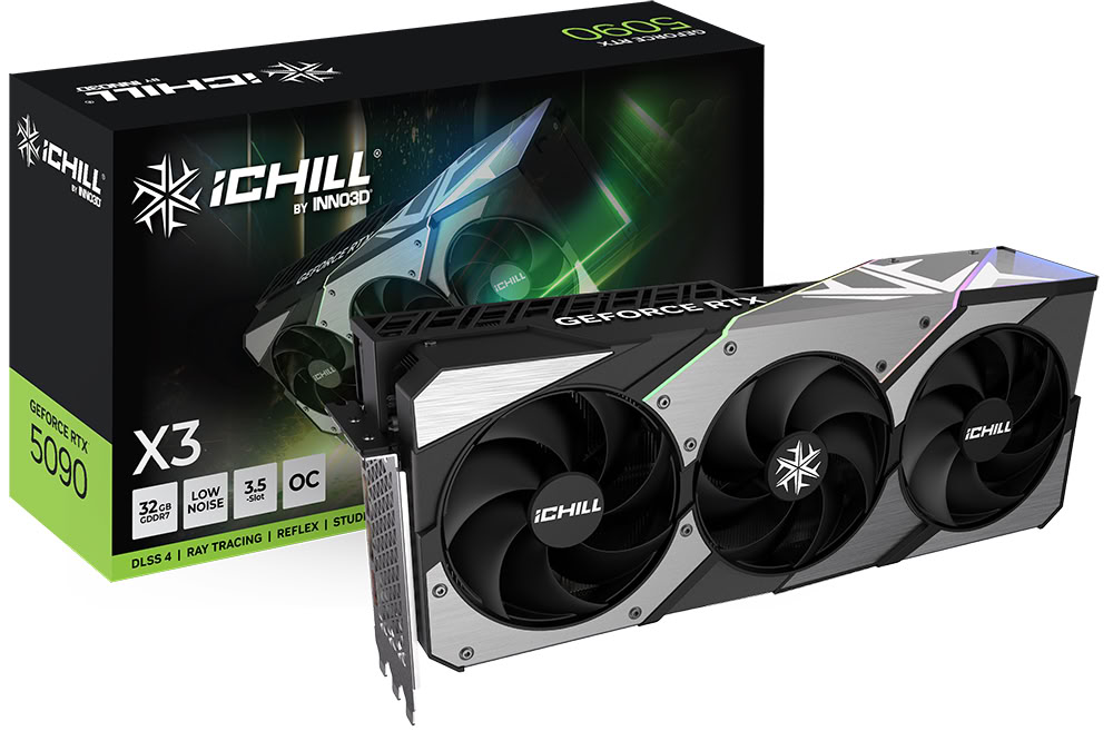 INNO3D GeForce RTX 5090 iChill X3 infinytech Réunion 01
