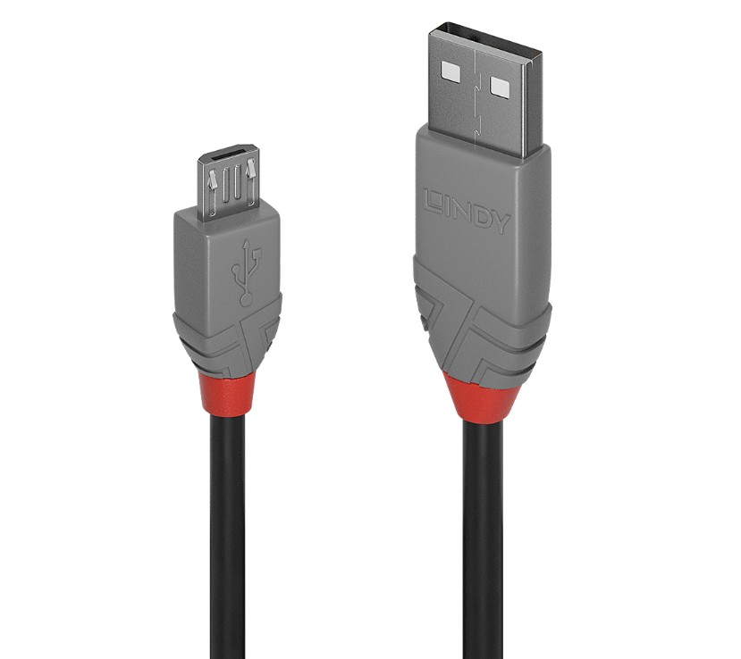 LINDY 36732 Câble USB 2.0 Type-A vers Micro-B 1m Noir infinytech Réunion 01