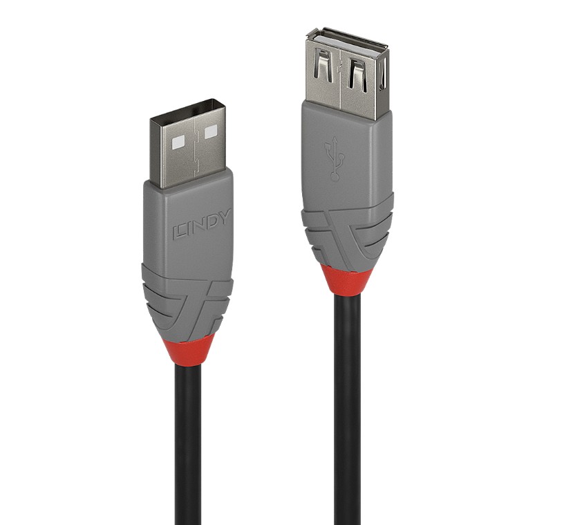 LINDY 36703 rallonge USB 2.0 Type-A 2m Noir infinytech Réunion 01