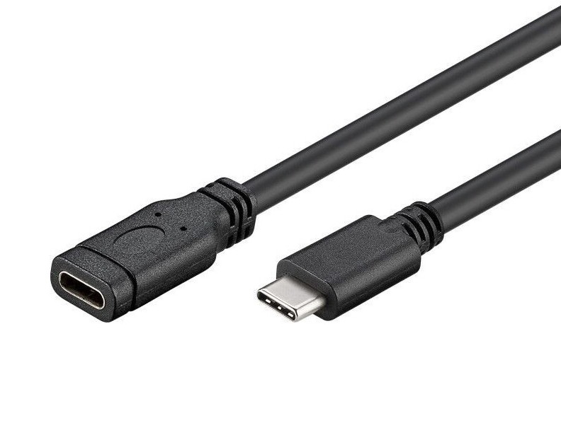 GOOBAY 45393 Rallonge USB Type-C 3.1 1m Noir infinytech Réunion 01