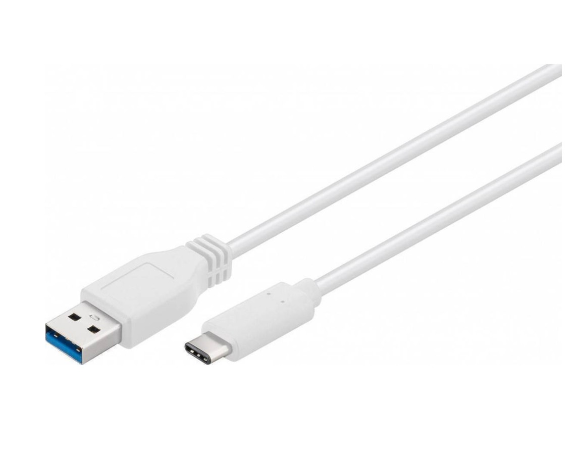 GOOBAY 67189 Adaptateur USB 3.0 Mâle vers USB-C Mâle 20cm Blanc infinytech Réunion 01