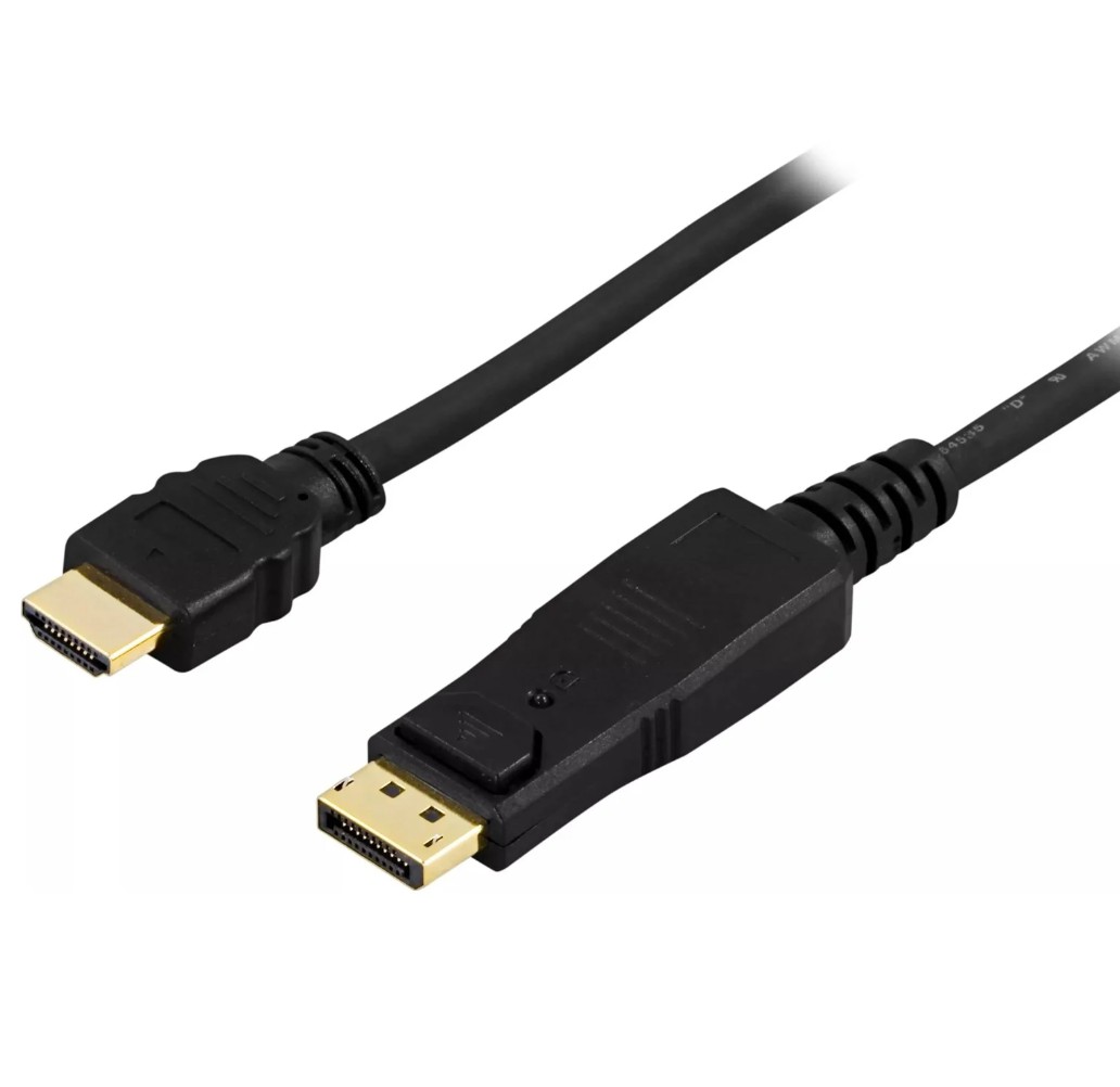GOOBAY 51956 Câble DisplayPort M^la vers HDMI Mâle 1m Noir infinytech Réunion 01