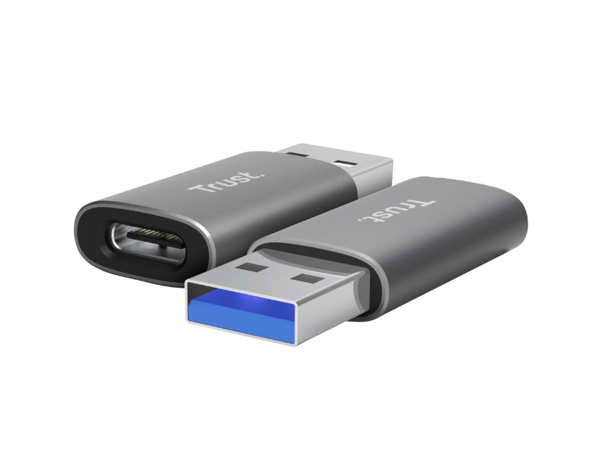 TRUST 25573 adaptateur USB Type-A Mâle vers USB-C Femelle infinytech Réunion 01