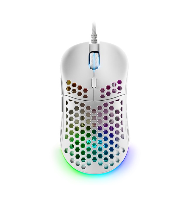 MARS GAMING MM5S RGB Blanc infinytech Réunion 01