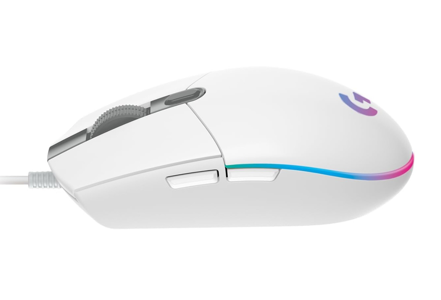 LOGITECH G102 LightSync Blanche infinytech Réunion 03