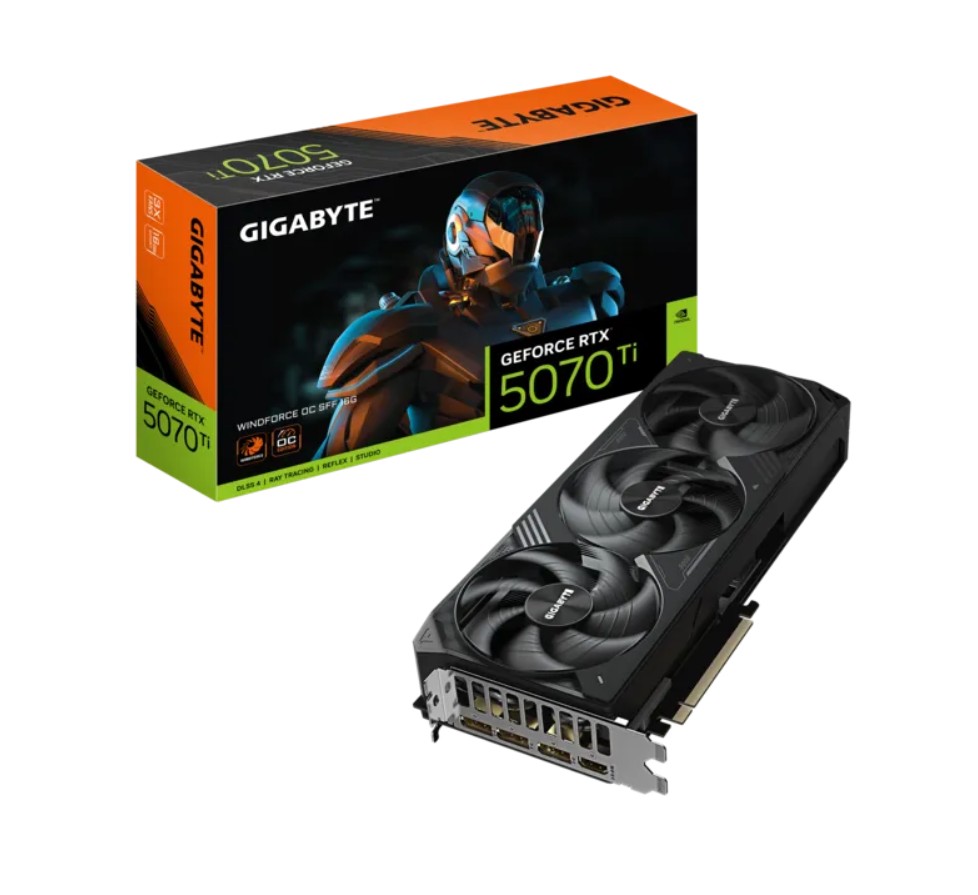 GIGABYTE GeForce RTX 5070 Ti WINDFORCE OC SFF 16G infinytech Réunion 01