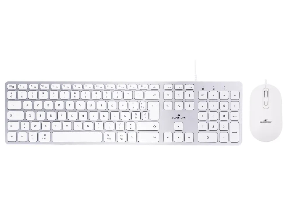 BLUESTORK Pack Mac Blanc Filaire infinytech Réunion 01