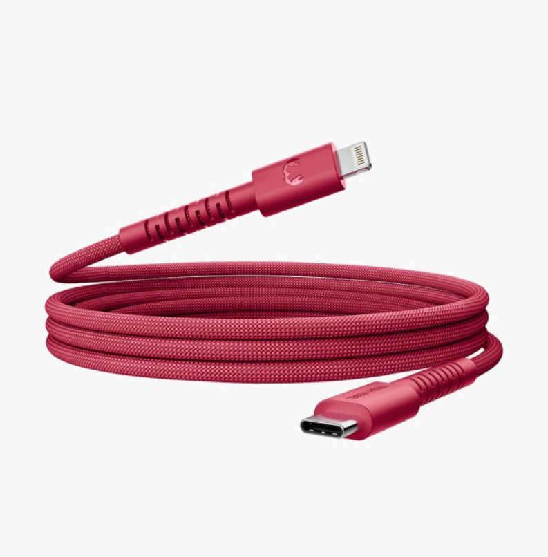 FRESH N REBEL USB-C vers Lightning Rouge infinytech Réunion 01