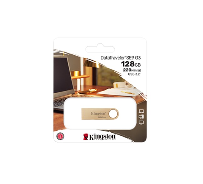 Kingston DataTraveler SE9 G3 128Go Or infinytech Réunion 03