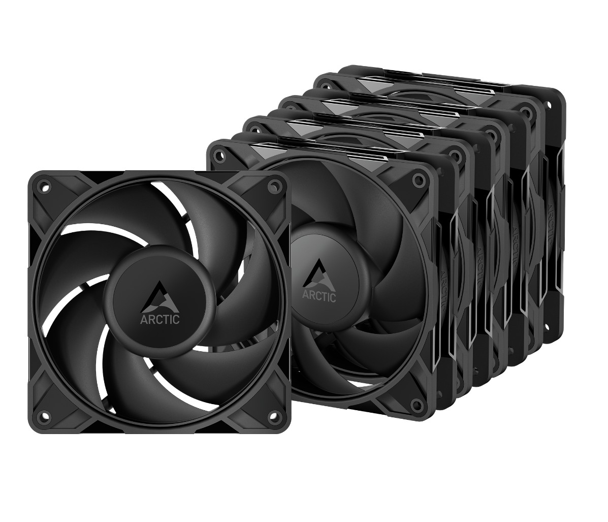 ARCTIC P12 Pro PWM 120mm Noir Pack de 5 infinytech Réunion 01