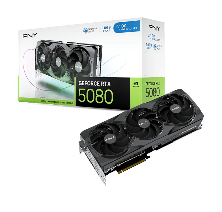 PNY GeForce RTX 5080 Triple Fan OC infinytech Réunion 06