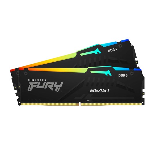 KINGSTON FuryBeast DIMM 2x16Go DDR5 5600MHz RGB Noir infinytech Réunion 01