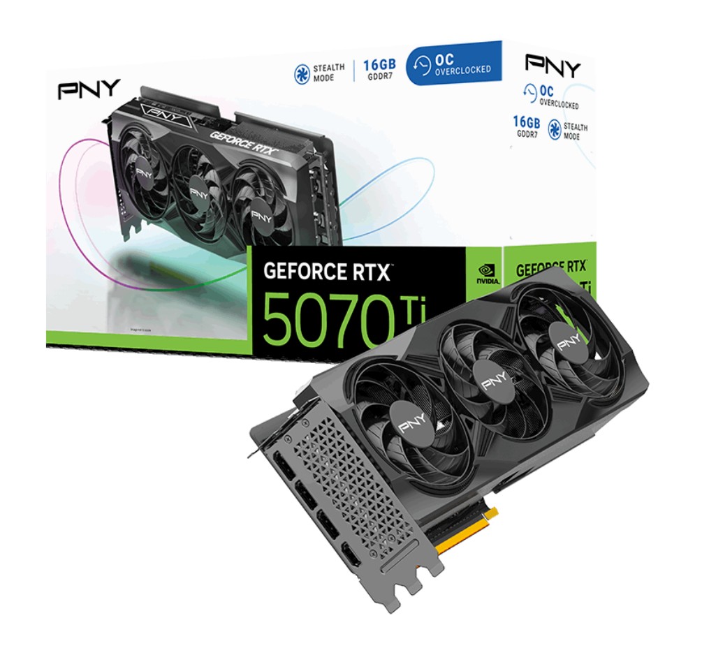 PNY GeForce RTX 5070 Ti Triple Fan OC 16Go infinytech Réunion 06