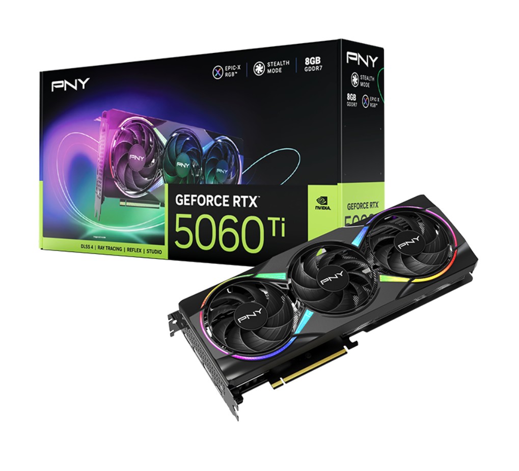 PNY GeForce RTX 5060 Ti Epic-X Triple Fan OC 8Go infinytech Réunion 07