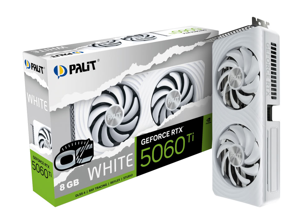 Palit GeForce RTX 5060 Ti White OC 8Go infinytech Réunion 01