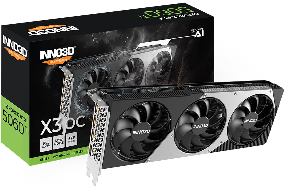 INNO3D GeForce RTX 5060 Ti X3 OC 8Go infinytech Réunion 01