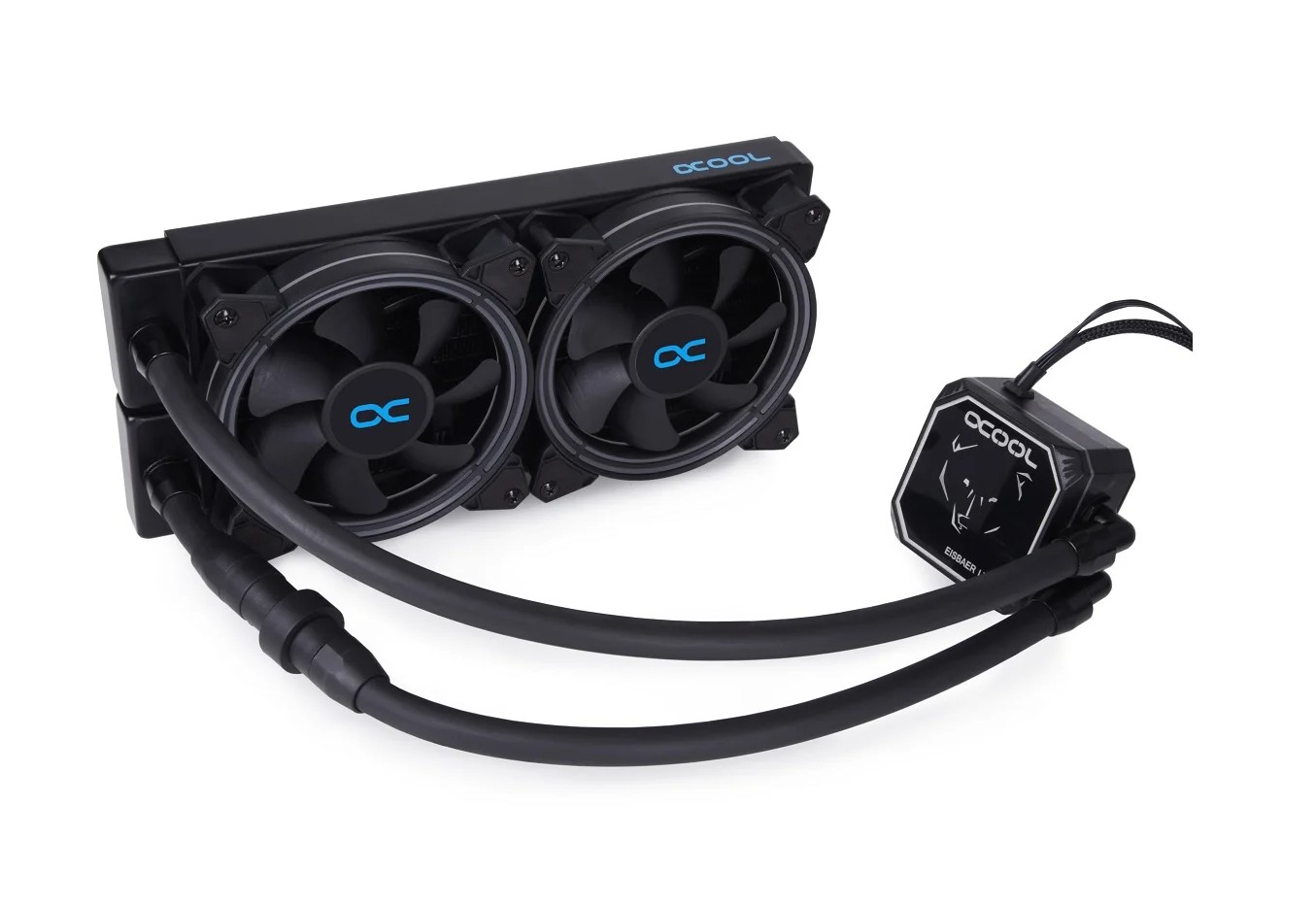 Alphacool Eisbaer Aurora LT RGB 240mm Noir infinytech Réunion 02
