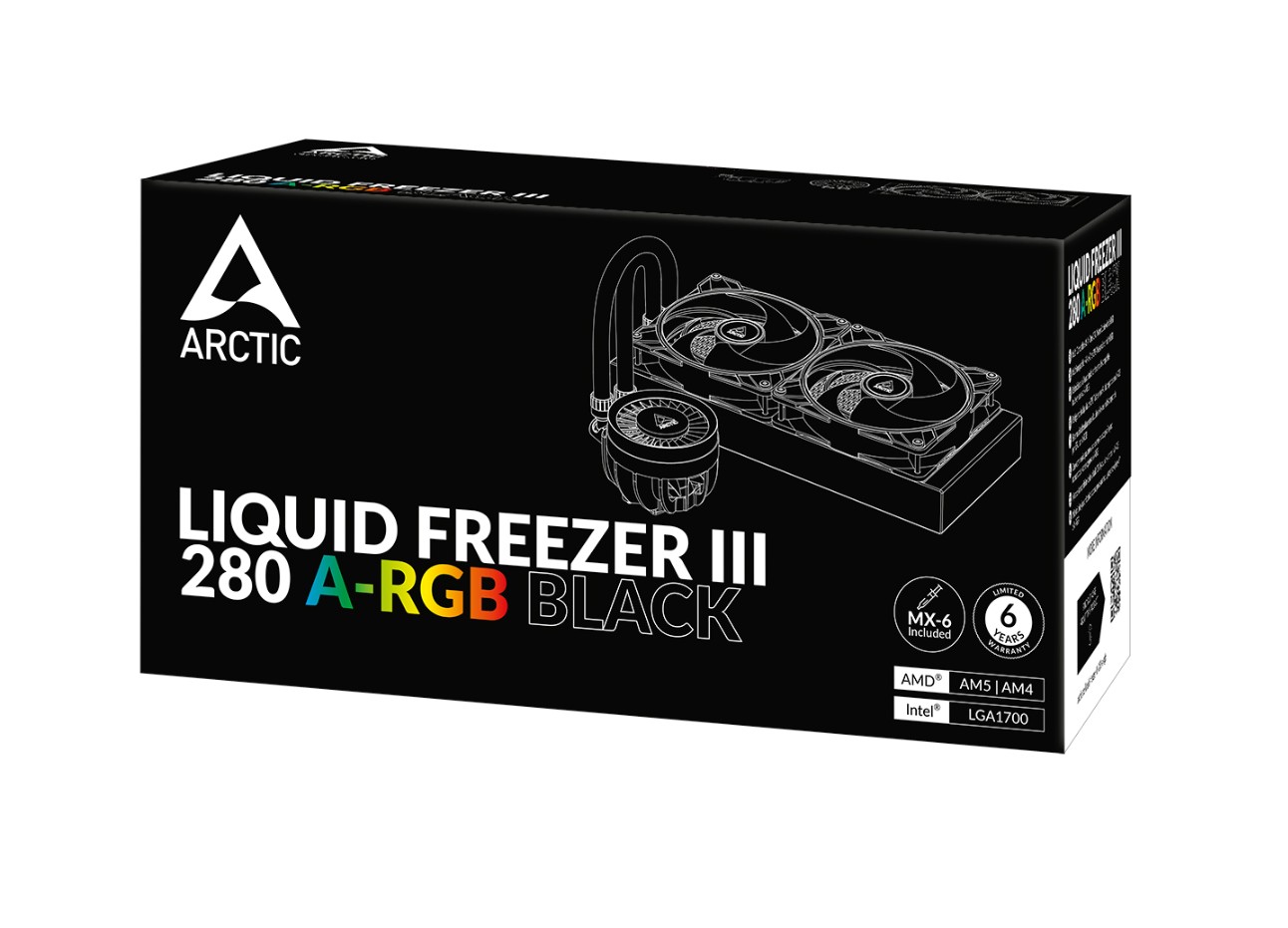 ARCTIC Liquid Freezer III 280mm RGB Noir infinytech Réunion 04